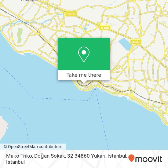 Mako Triko, Doğan Sokak, 32 34860 Yukarı, İstanbul map