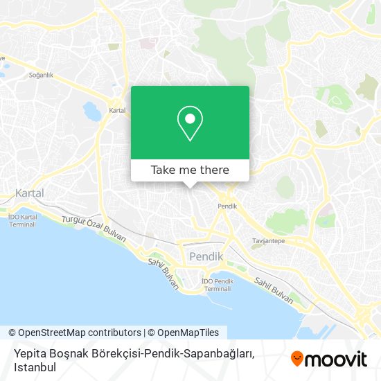 Yepita Boşnak Börekçisi-Pendik-Sapanbağları map