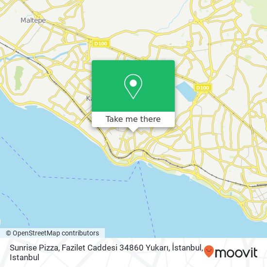 Sunrise Pizza, Fazilet Caddesi 34860 Yukarı, İstanbul map