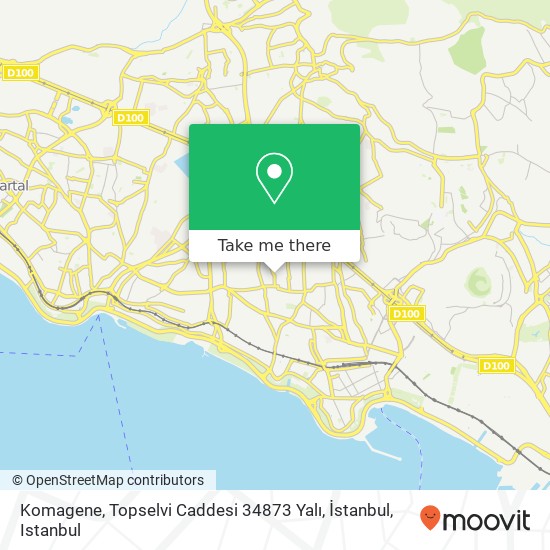 Komagene, Topselvi Caddesi 34873 Yalı, İstanbul map