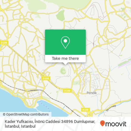 Kader Yufkacısı, İnönü Caddesi 34896 Dumlupınar, İstanbul map