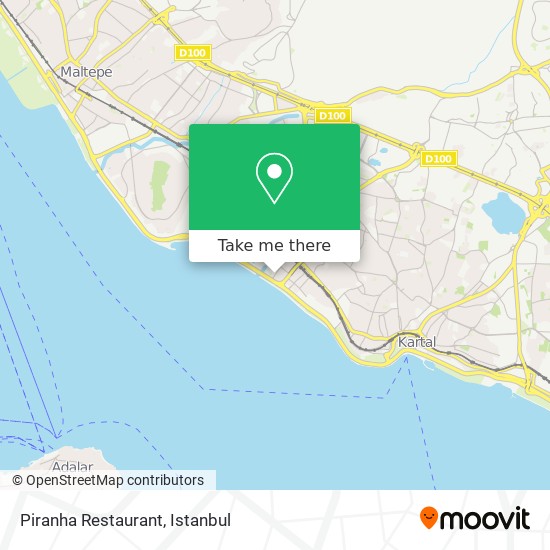 Piranha Restaurant map
