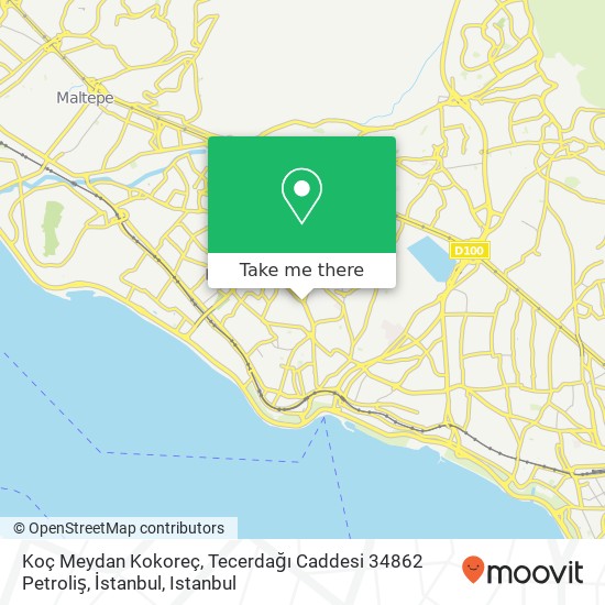 Koç Meydan Kokoreç, Tecerdağı Caddesi 34862 Petroliş, İstanbul map