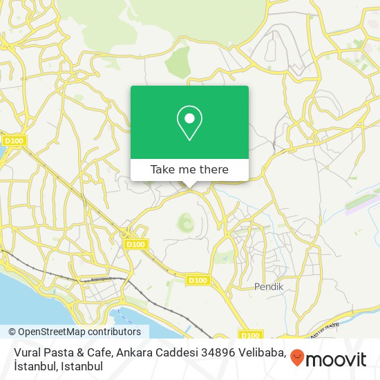 Vural Pasta & Cafe, Ankara Caddesi 34896 Velibaba, İstanbul map