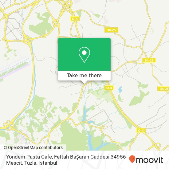 Yöndem Pasta Cafe, Fettah Başaran Caddesi 34956 Mescit, Tuzla map