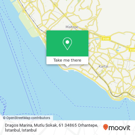 Dragos Marina, Mutlu Sokak, 61 34865 Orhantepe, İstanbul map