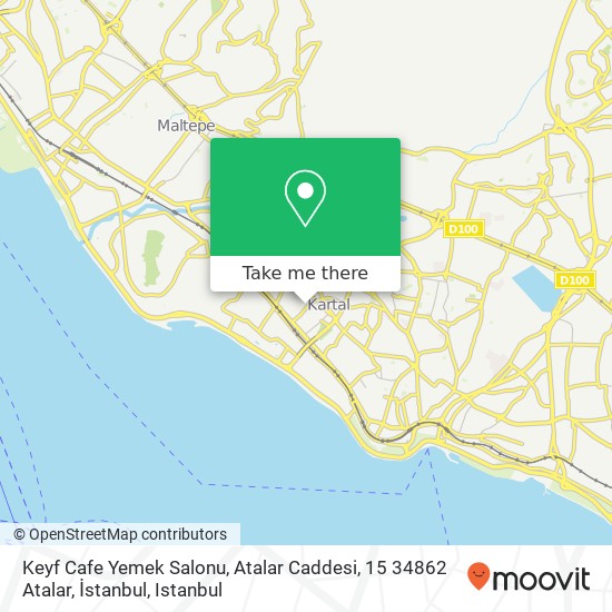 Keyf Cafe Yemek Salonu, Atalar Caddesi, 15 34862 Atalar, İstanbul map