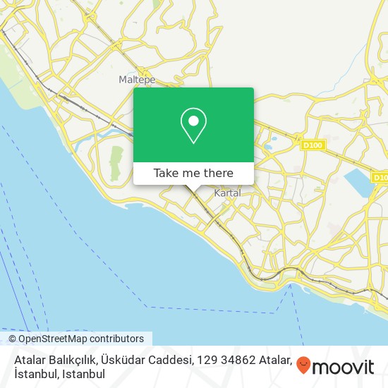 Atalar Balıkçılık, Üsküdar Caddesi, 129 34862 Atalar, İstanbul map