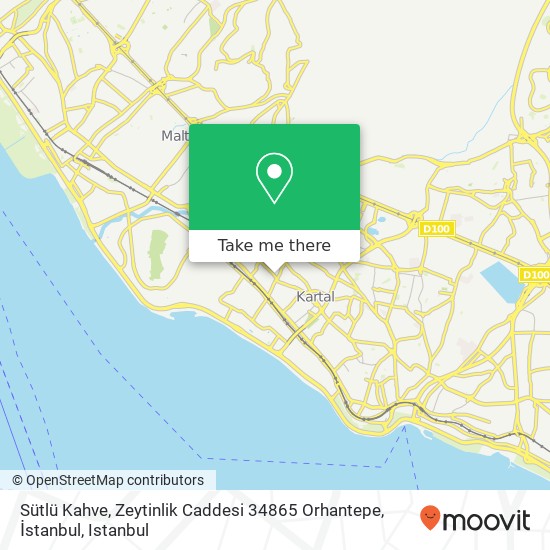 Sütlü Kahve, Zeytinlik Caddesi 34865 Orhantepe, İstanbul map