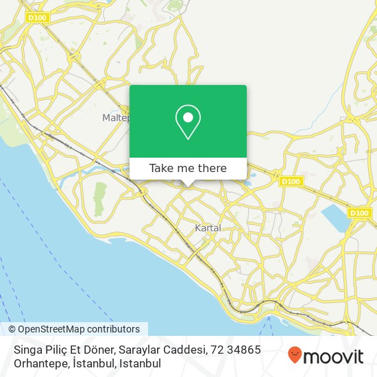 Singa Piliç Et Döner, Saraylar Caddesi, 72 34865 Orhantepe, İstanbul map