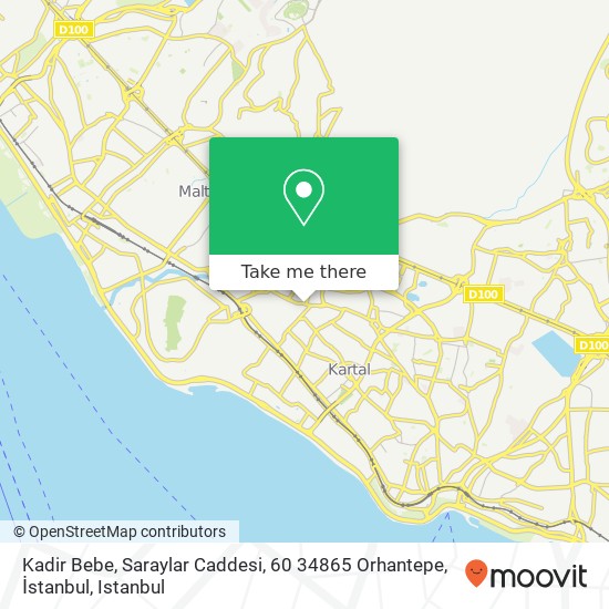 Kadir Bebe, Saraylar Caddesi, 60 34865 Orhantepe, İstanbul map