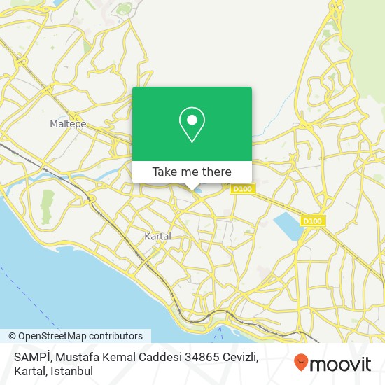 SAMPİ, Mustafa Kemal Caddesi 34865 Cevizli, Kartal map