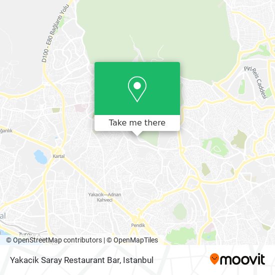 Yakacik Saray Restaurant Bar map