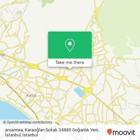 arsamiea, Karaoğlan Sokak 34880 Soğanlık Yeni, İstanbul map