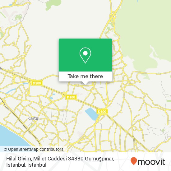 Hilal Giyim, Millet Caddesi 34880 Gümüşpınar, İstanbul map