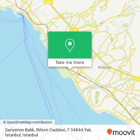 Sariyerinn Balık, Rıhtım Caddesi, 7 34844 Yalı, İstanbul map