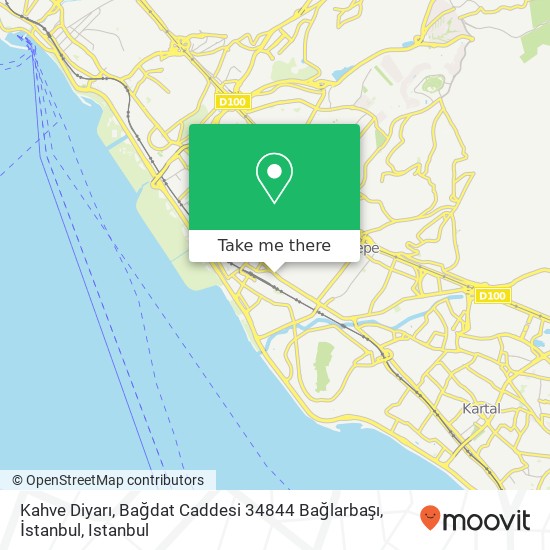 Kahve Diyarı, Bağdat Caddesi 34844 Bağlarbaşı, İstanbul map