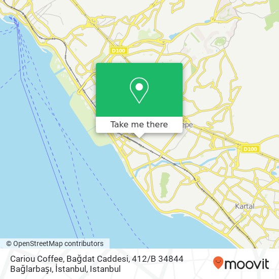 Cariou Coffee, Bağdat Caddesi, 412 / B 34844 Bağlarbaşı, İstanbul map