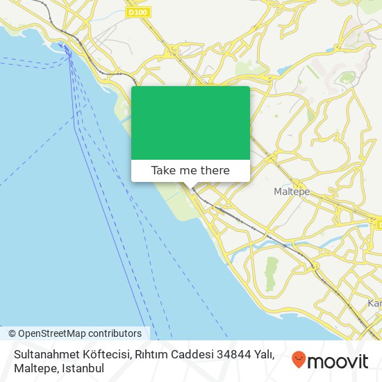 Sultanahmet Köftecisi, Rıhtım Caddesi 34844 Yalı, Maltepe map