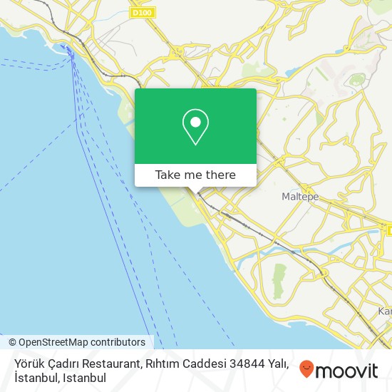 Yörük Çadırı Restaurant, Rıhtım Caddesi 34844 Yalı, İstanbul map