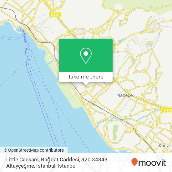 Little Caesars, Bağdat Caddesi, 320 34843 Altayçeşme, İstanbul map