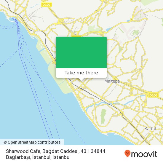 Sharwood Cafe, Bağdat Caddesi, 431 34844 Bağlarbaşı, İstanbul map