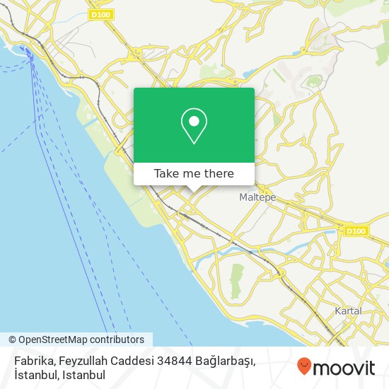 Fabrika, Feyzullah Caddesi 34844 Bağlarbaşı, İstanbul map