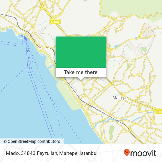 Mado, 34843 Feyzullah, Maltepe map