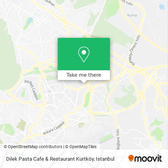 Dilek Pasta Cafe & Restaurant Kurtköy map