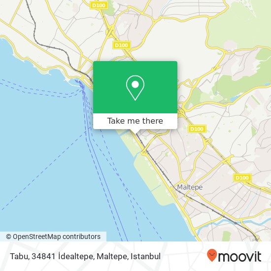 Tabu, 34841 İdealtepe, Maltepe map