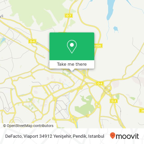 DeFacto, Viaport 34912 Yenişehir, Pendik map