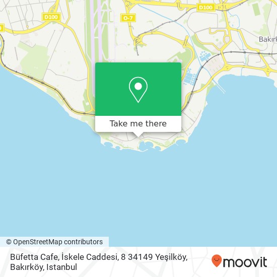 Büfetta Cafe, İskele Caddesi, 8 34149 Yeşilköy, Bakırköy map