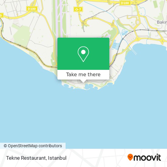 Tekne Restaurant map