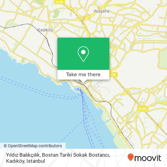 Yıldız Balıkçılık, Bostan Tariki Sokak Bostancı, Kadıköy map