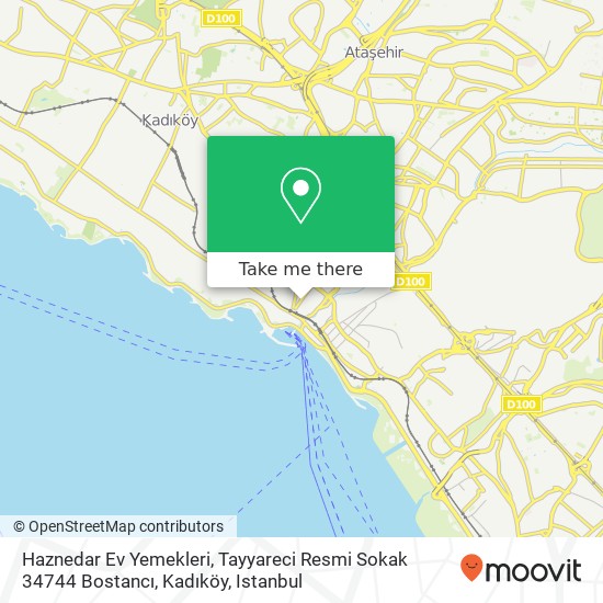 Haznedar Ev Yemekleri, Tayyareci Resmi Sokak 34744 Bostancı, Kadıköy map