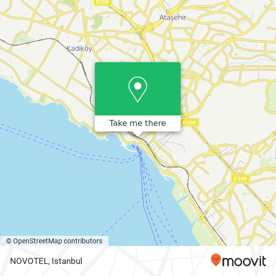 NOVOTEL, Bağdat Caddesi 34744 Bostancı, İstanbul map