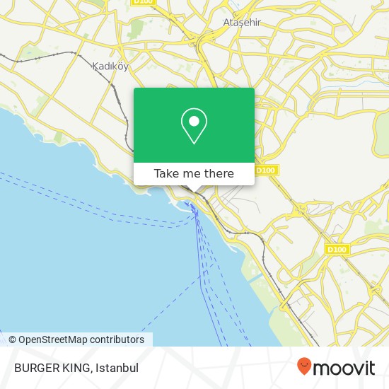 BURGER KING, Bağdat Caddesi, 550 34744 Bostancı, İstanbul map