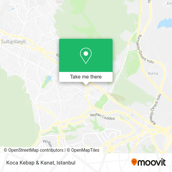 Koca Kebap & Kanat map