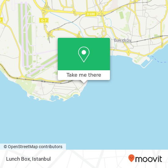 Lunch Box, Sahil Yolu Caddesi 34149 Yeşilyurt, İstanbul map