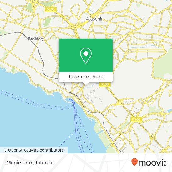 Magic Corn, Bahçelerarası Sokak 34744 Bostancı, Kadıköy map