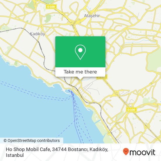 Ho Shop Mobil Cafe, 34744 Bostancı, Kadıköy map