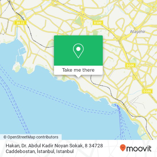 Hakan, Dr. Abdul Kadir Noyan Sokak, 8 34728 Caddebostan, İstanbul map