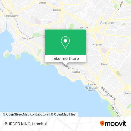 BURGER KING map