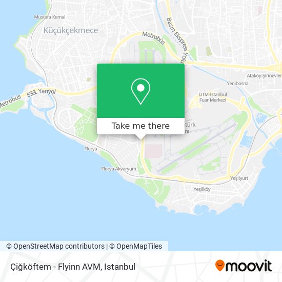 Çiğköftem - Flyinn AVM map
