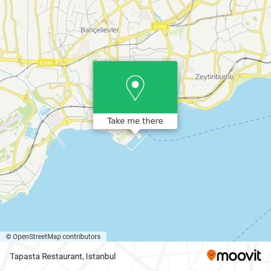 Tapasta Restaurant map