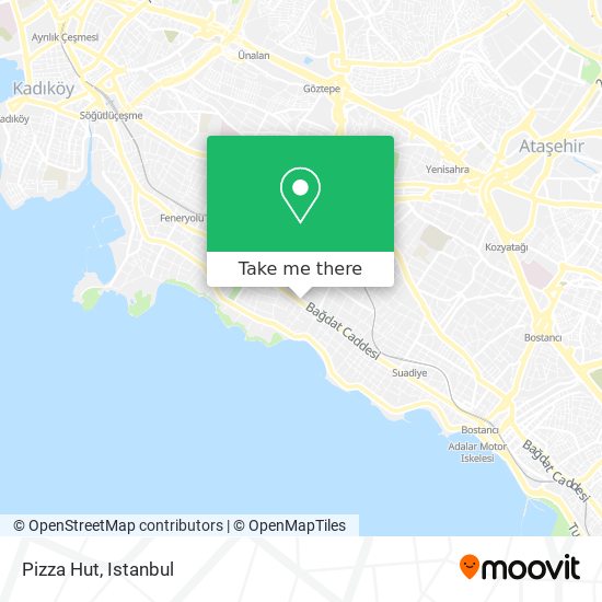 Pizza Hut map