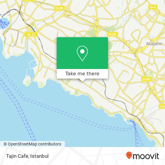 Tajin Cafe, Bağdat Caddesi, 294 34728 Caddebostan, İstanbul map