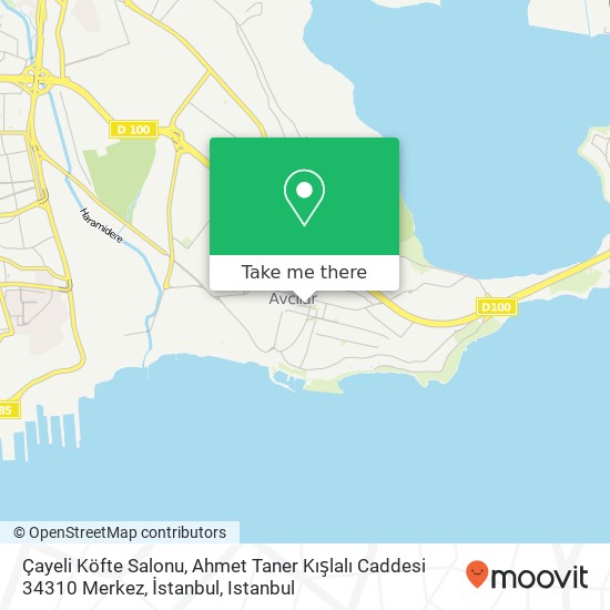 Çayeli Köfte Salonu, Ahmet Taner Kışlalı Caddesi 34310 Merkez, İstanbul map