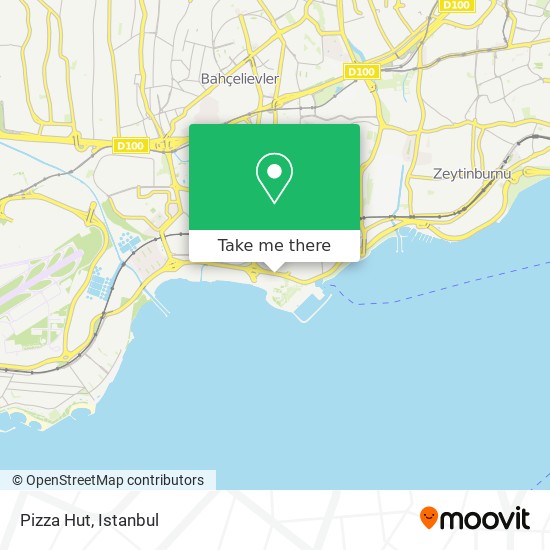 Pizza Hut map