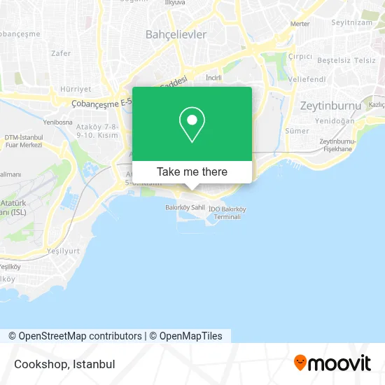 COOKSHOP map